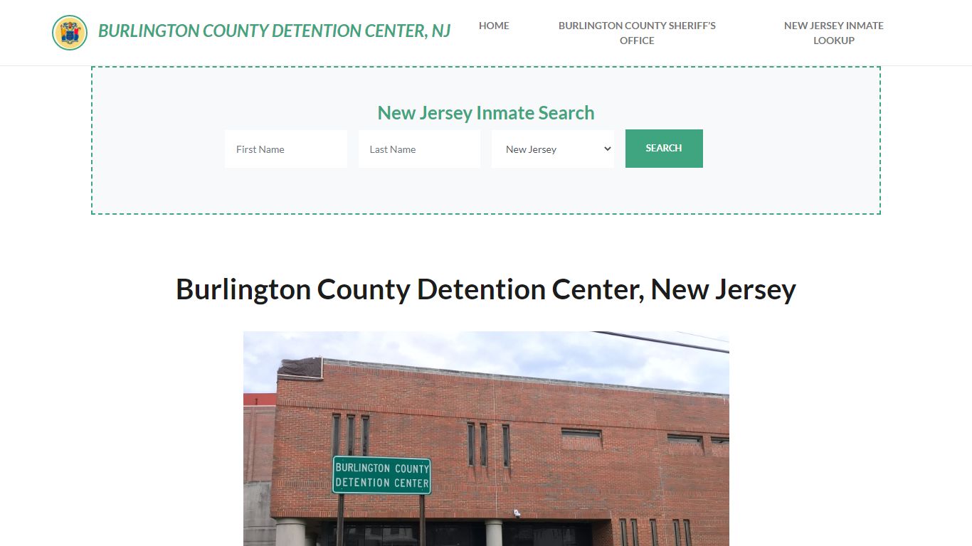 Burlington County Detention Center, NJ Inmate Roster, Offender Search